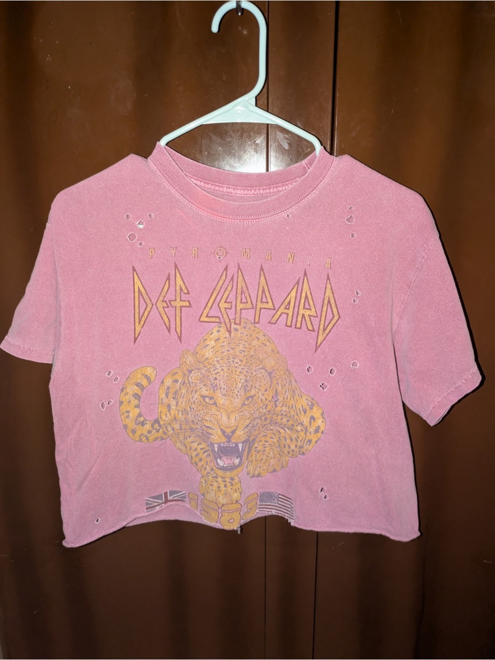 Def Leppard Crop Top